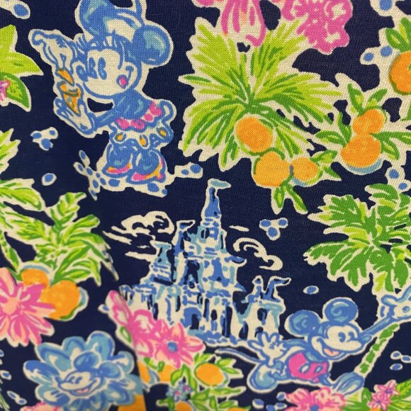 Disney Lilly Pulitzer Cody Navy Dress 2024 Size Large - Picture 5 of 6